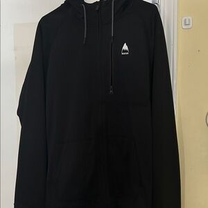 Burton Men's Black Zip-Up Sweater